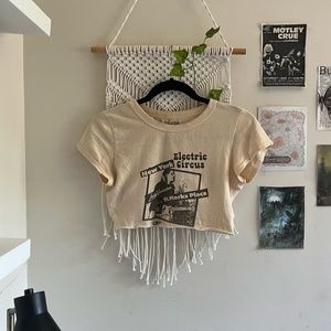 COPY - brandy melville custom cropped graphic tee
